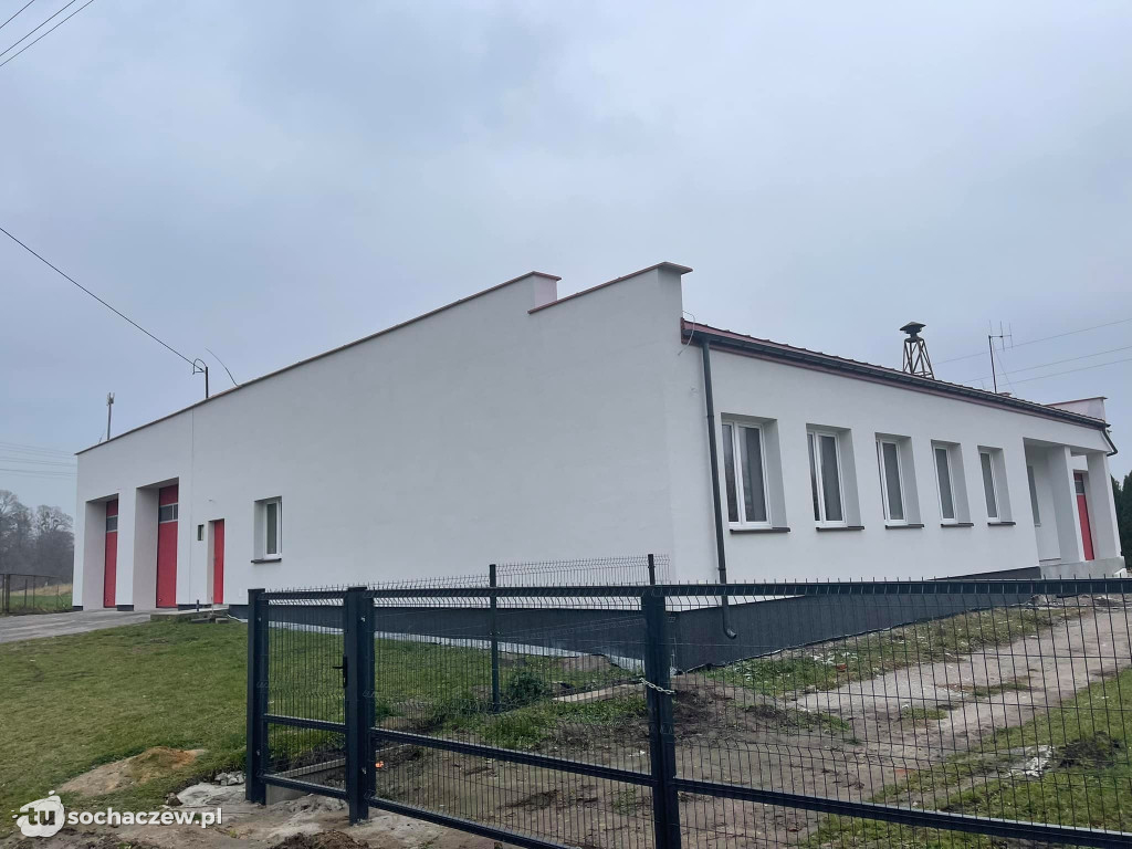 Remont strażnicy OSP Młodzieszyn