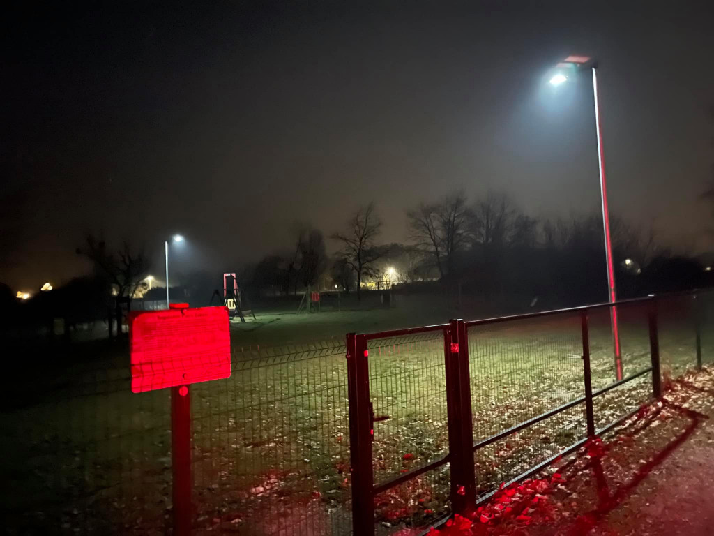 Plac zabaw w Juliopolu po modernizacji