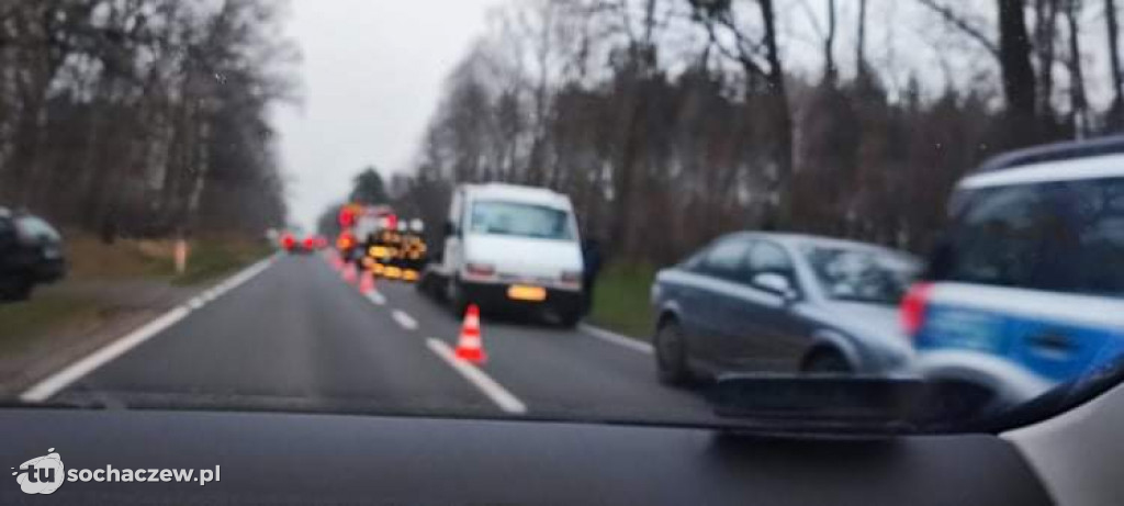 Kolizja w Wężykach