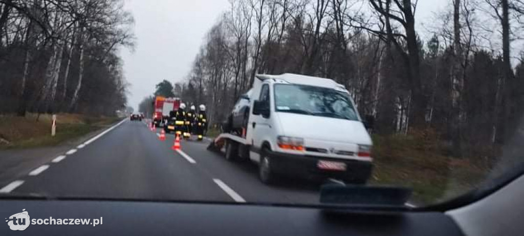 Kolizja w Wężykach
