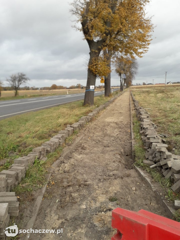 Modernizacja chodnika w Młodzieszynie i Janowie