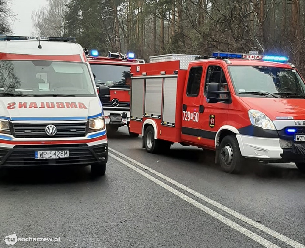 Śmiertelny wypadek na DK 50 pod Żyrardowem
