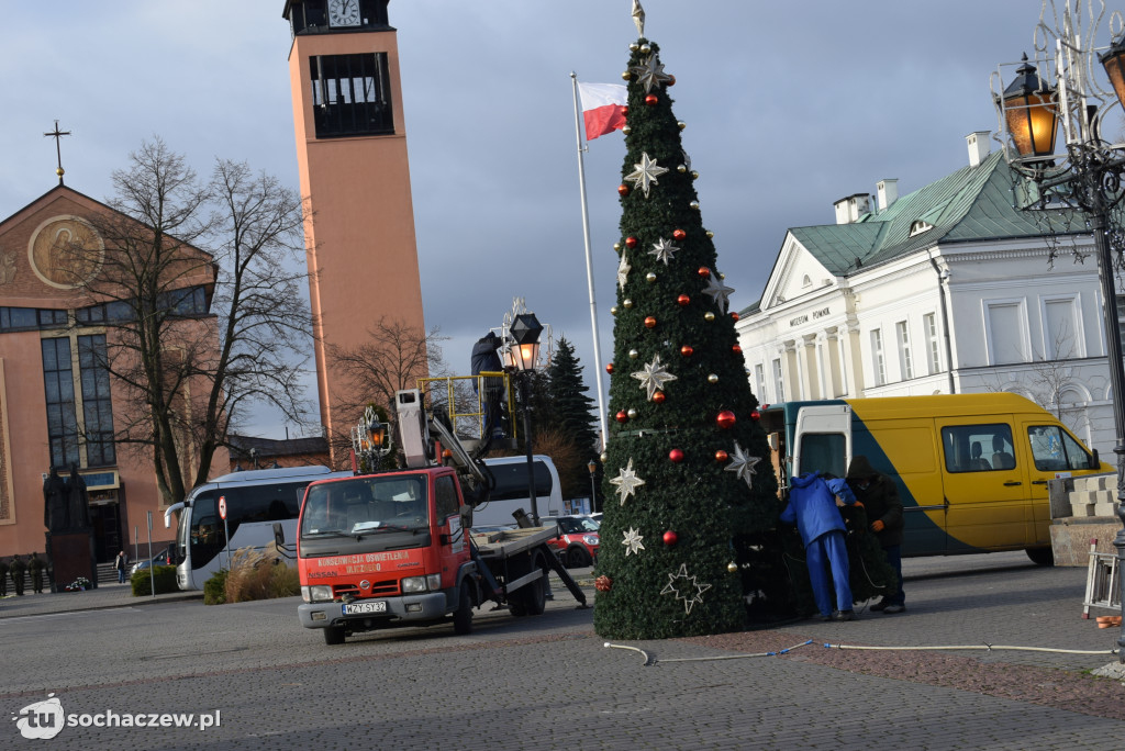 Choinka na placu Kościuszki 2021
