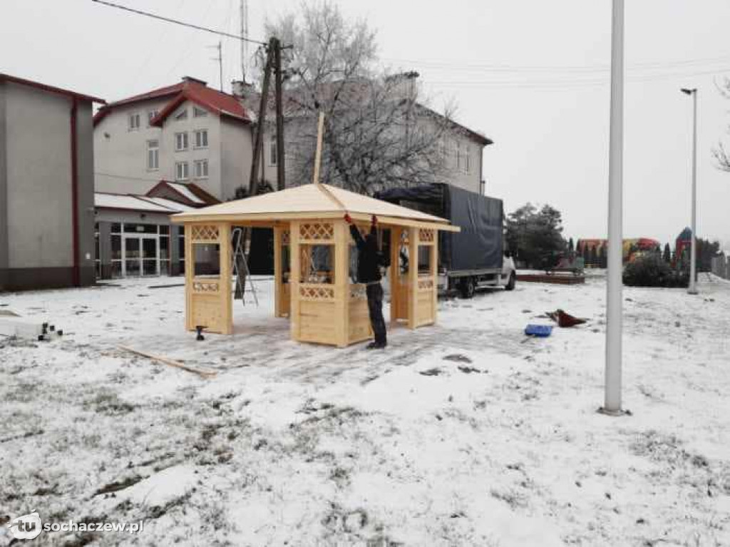 Nowa altana w Janowie