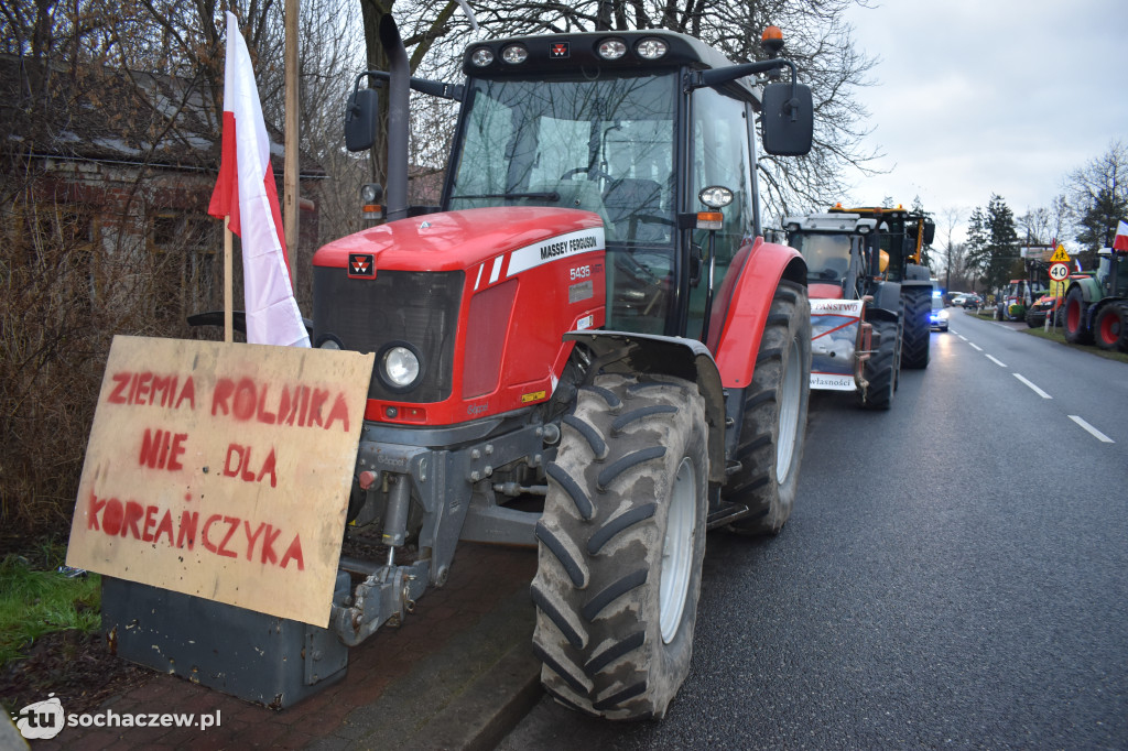 Protest przeciw CPK w Baranowie
