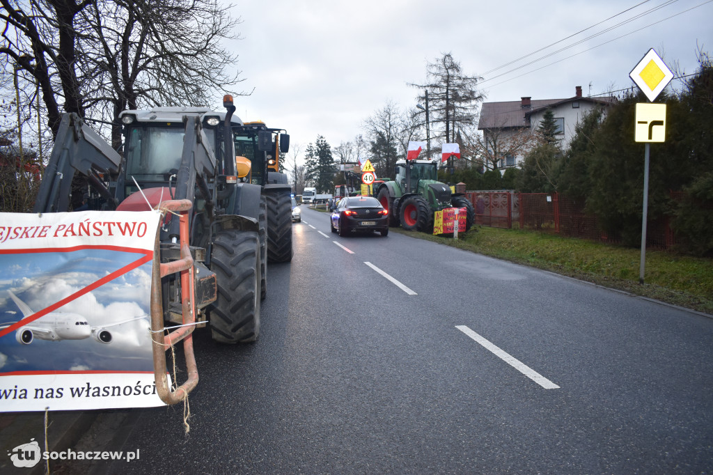 Protest przeciw CPK w Baranowie