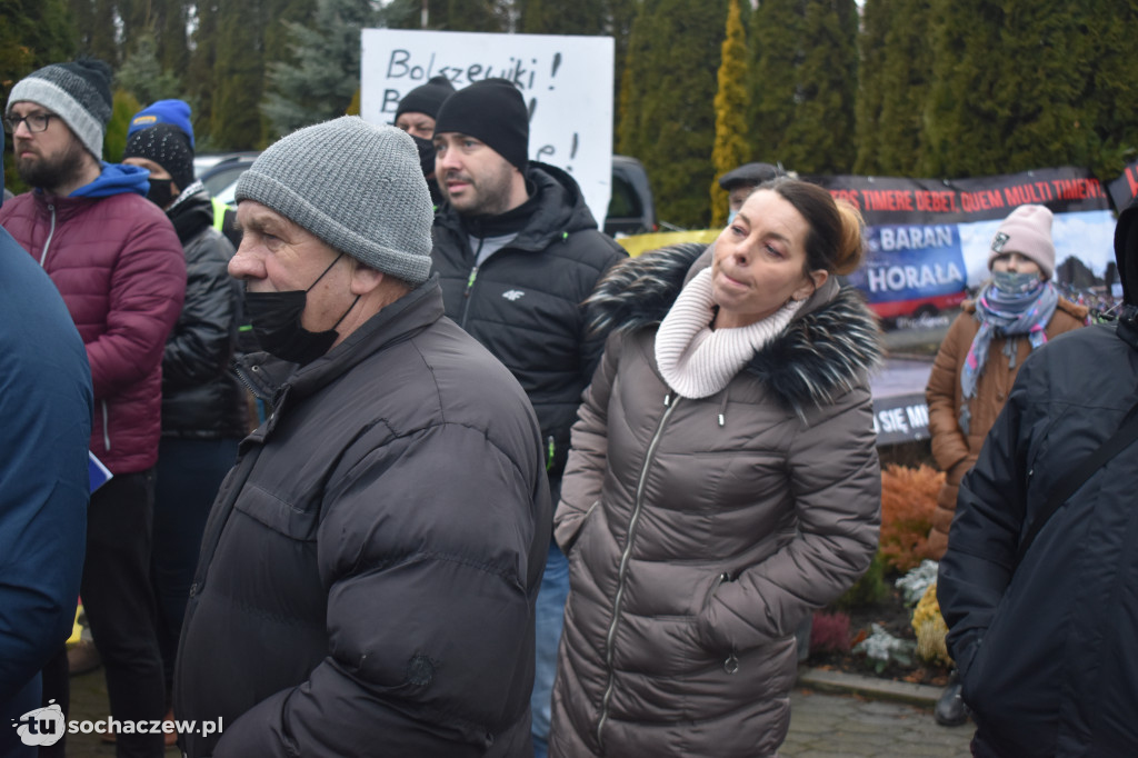 Protest przeciw CPK w Baranowie