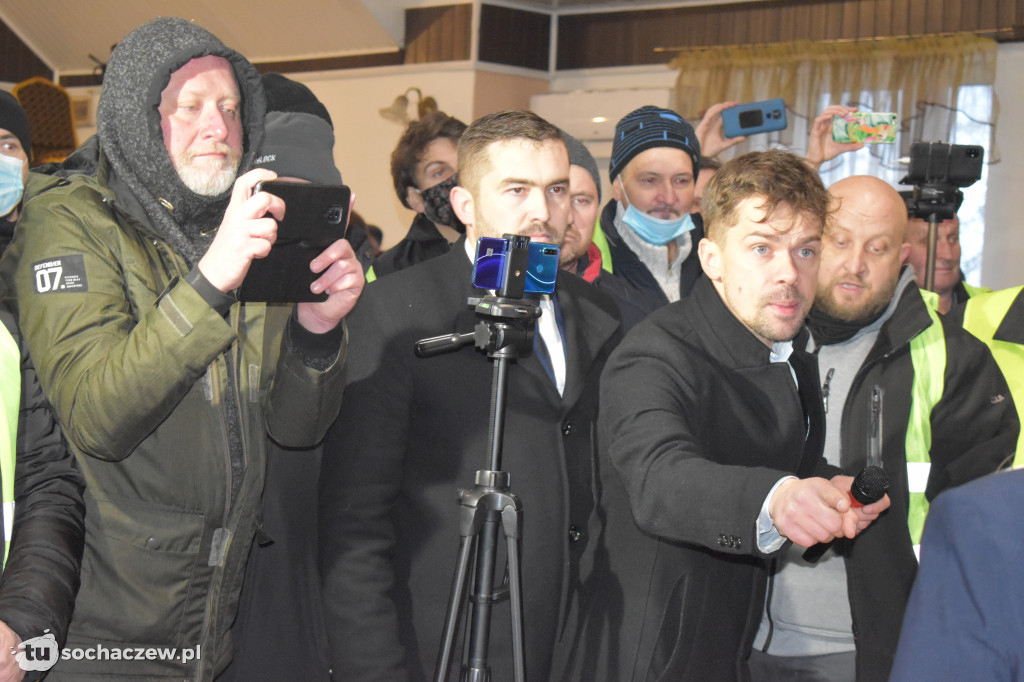 Protest przeciw CPK w Baranowie
