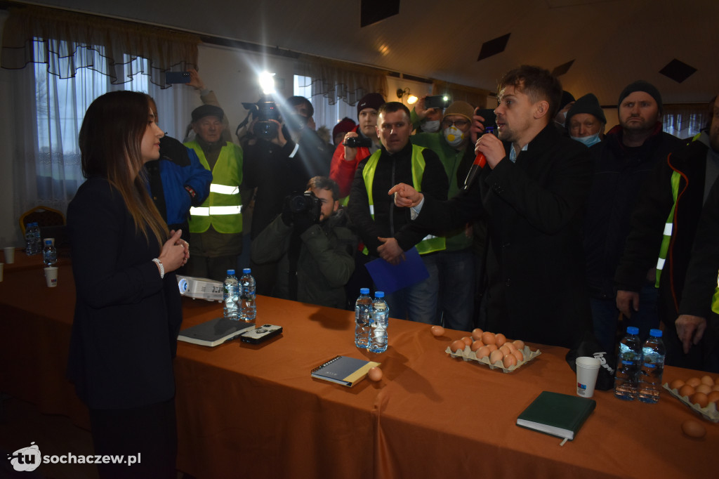 Protest przeciw CPK w Baranowie