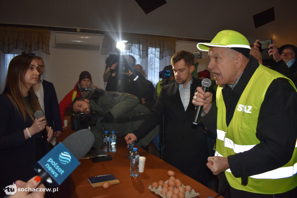 Protest przeciw CPK w Baranowie