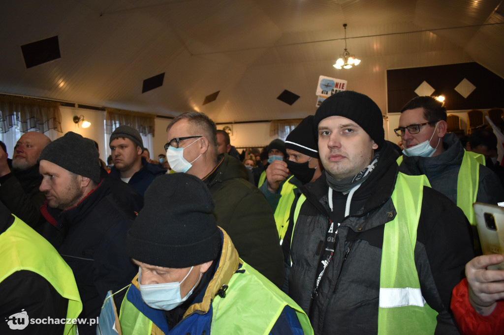 Protest przeciw CPK w Baranowie