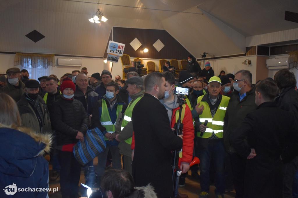 Protest przeciw CPK w Baranowie