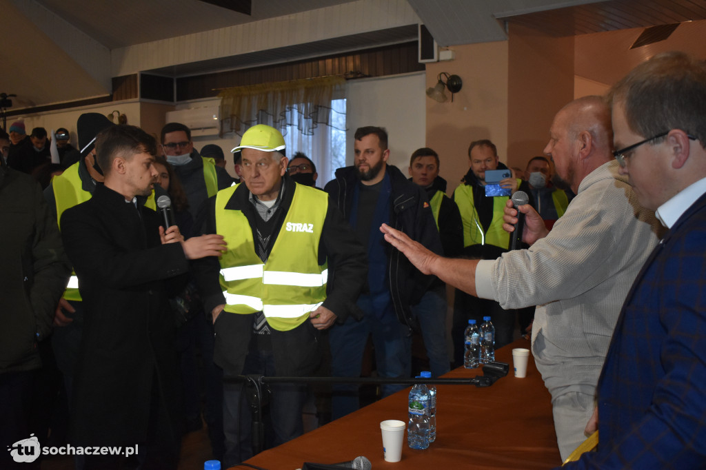 Protest przeciw CPK w Baranowie