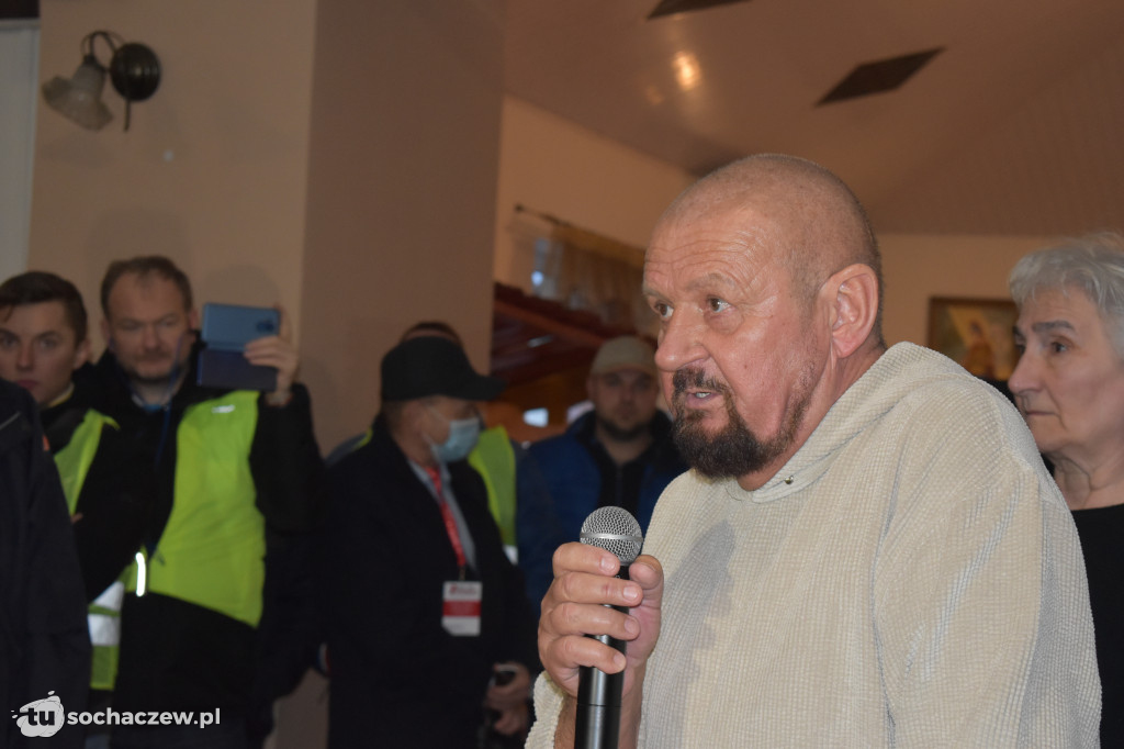 Protest przeciw CPK w Baranowie