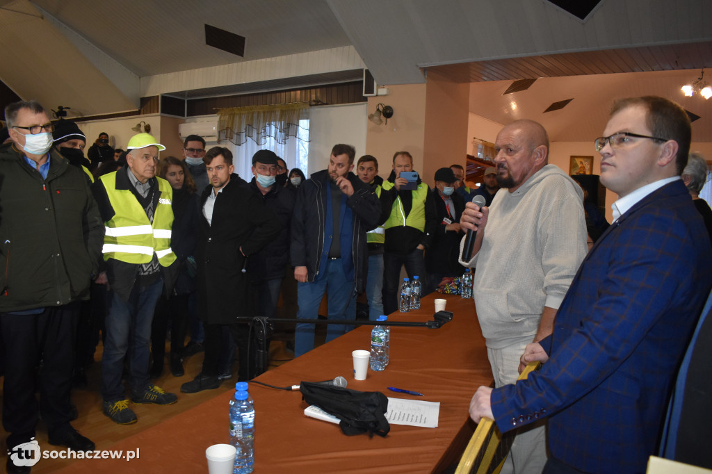 Protest przeciw CPK w Baranowie