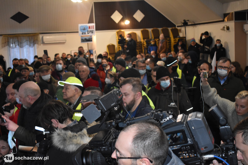Protest przeciw CPK w Baranowie