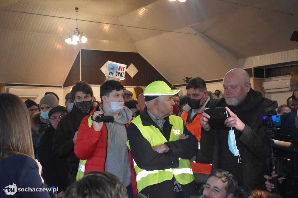 Protest przeciw CPK w Baranowie