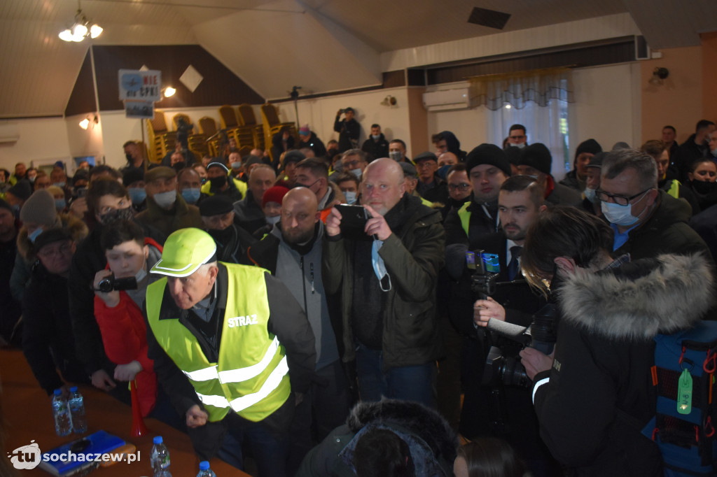 Protest przeciw CPK w Baranowie