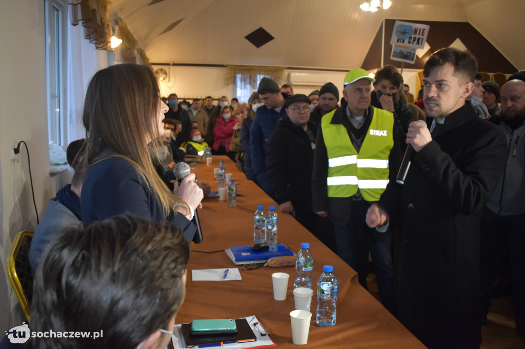 Protest przeciw CPK w Baranowie