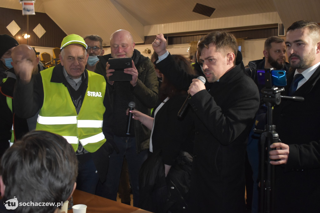 Protest przeciw CPK w Baranowie