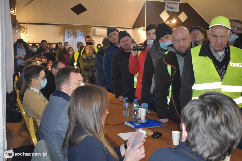 Protest przeciw CPK w Baranowie