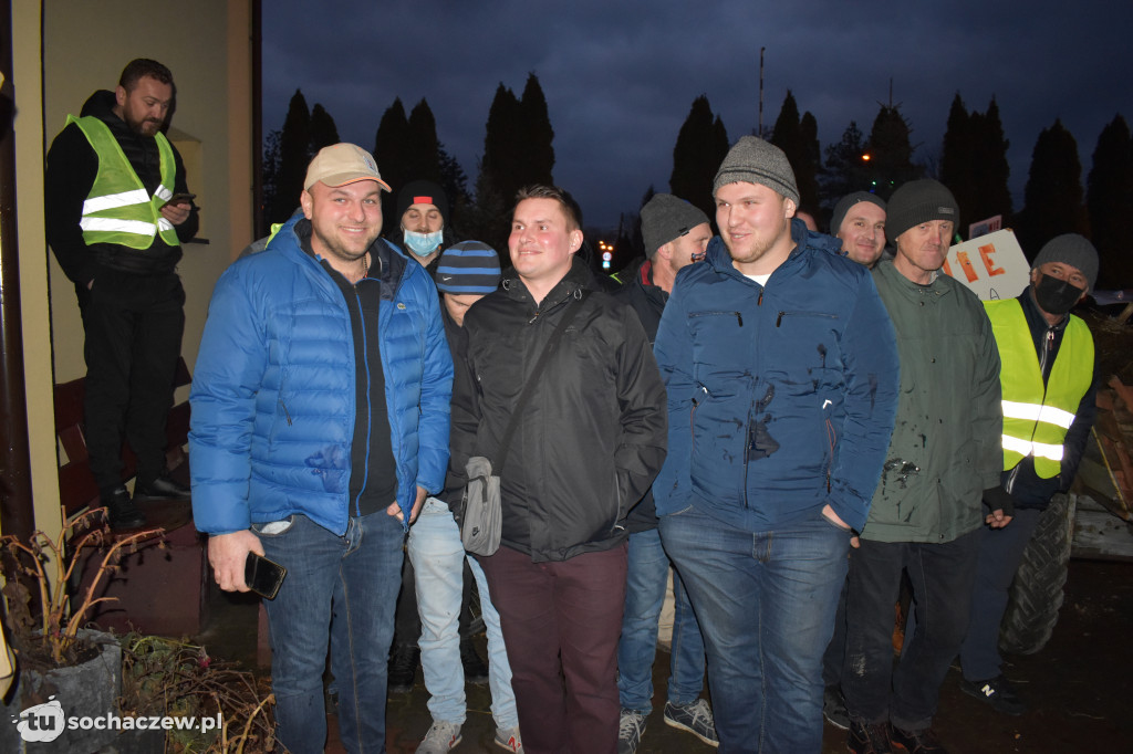 Protest przeciw CPK w Baranowie