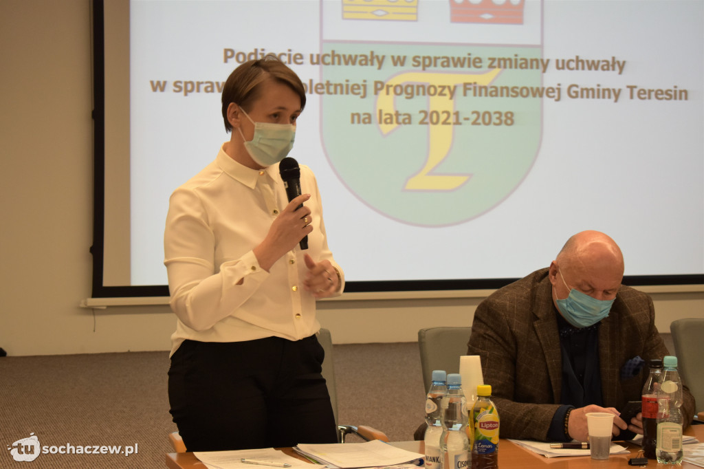 Budżet gminy Teresin na rok 2022 przyjęty