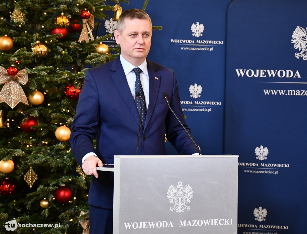 Gmina Sochaczew podpisanie umów u wojewody