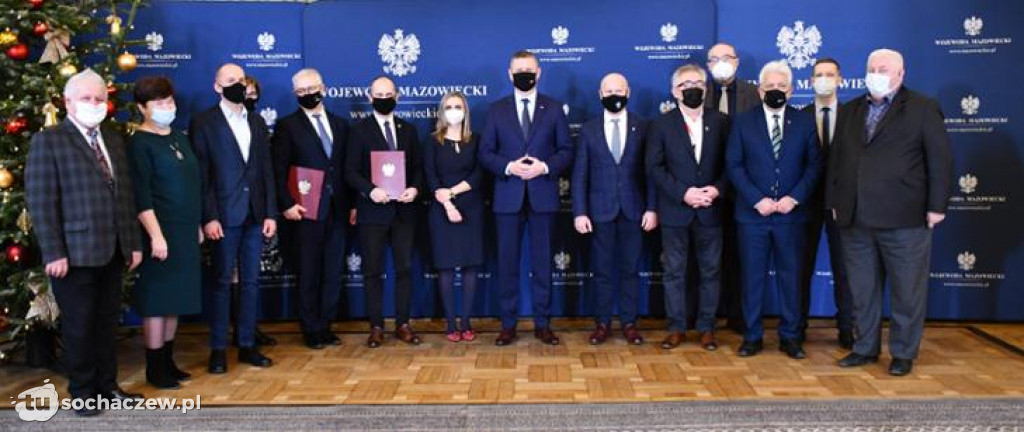 Gmina Sochaczew podpisanie umów u wojewody