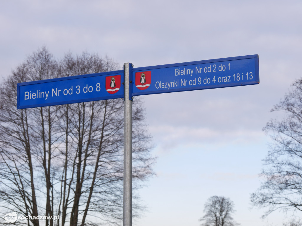 Młodzieszyn: sołectwo w gminie z nowym oświetleniem i oznakowaniem