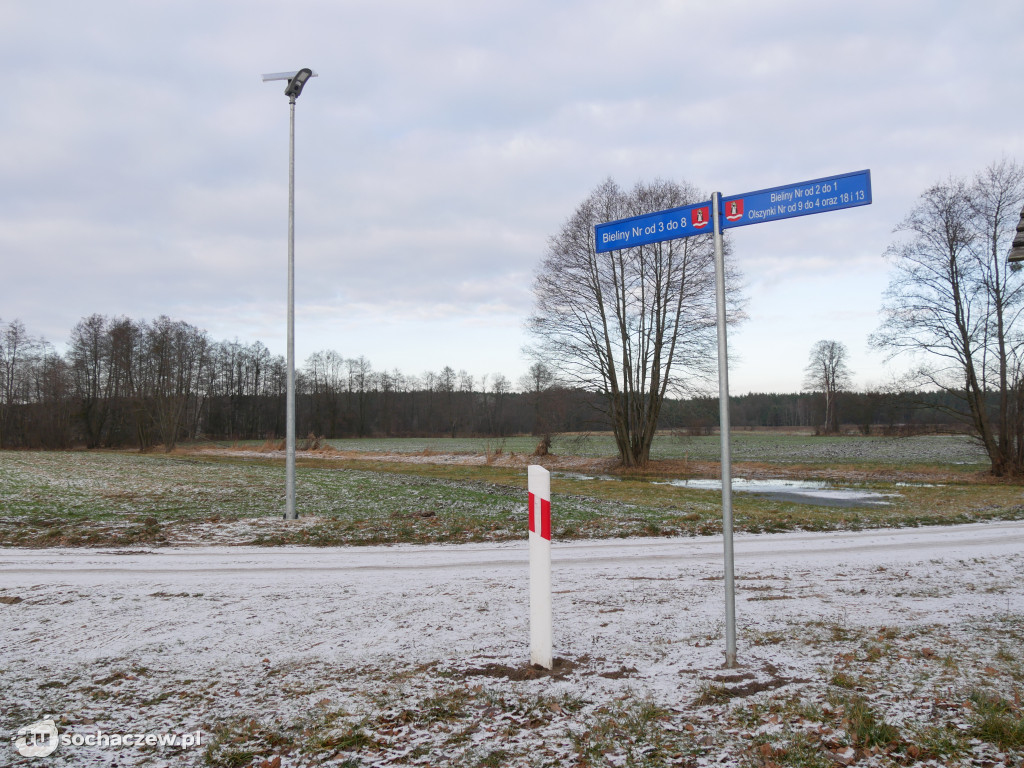 Młodzieszyn: sołectwo w gminie z nowym oświetleniem i oznakowaniem