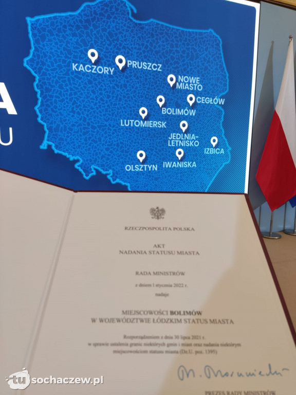 Bolimów miastem