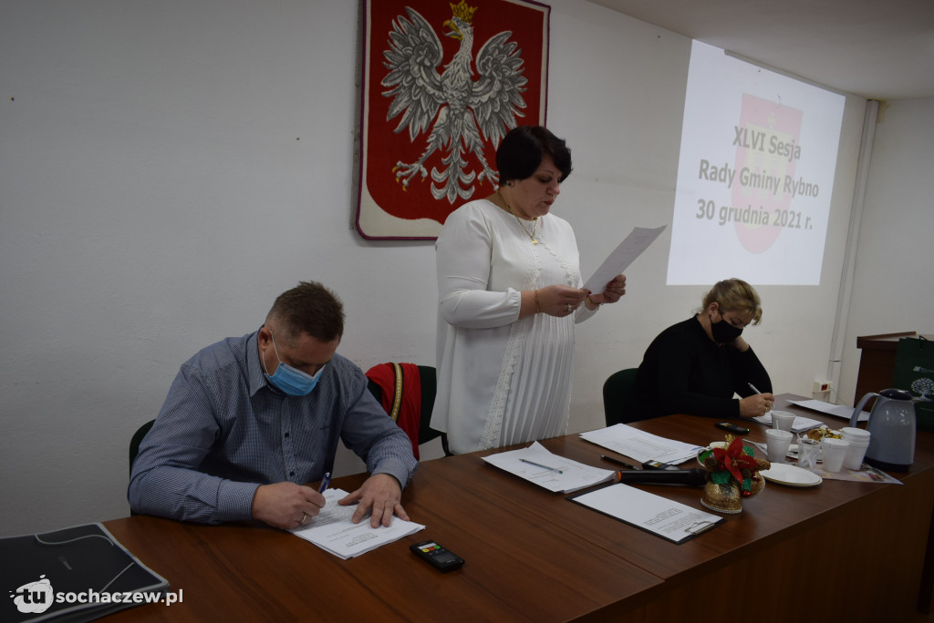 Grudniowa sesja w gminie Rybno