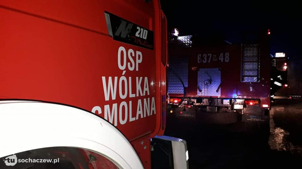 Pożar domu letniskowego w Plecewicach