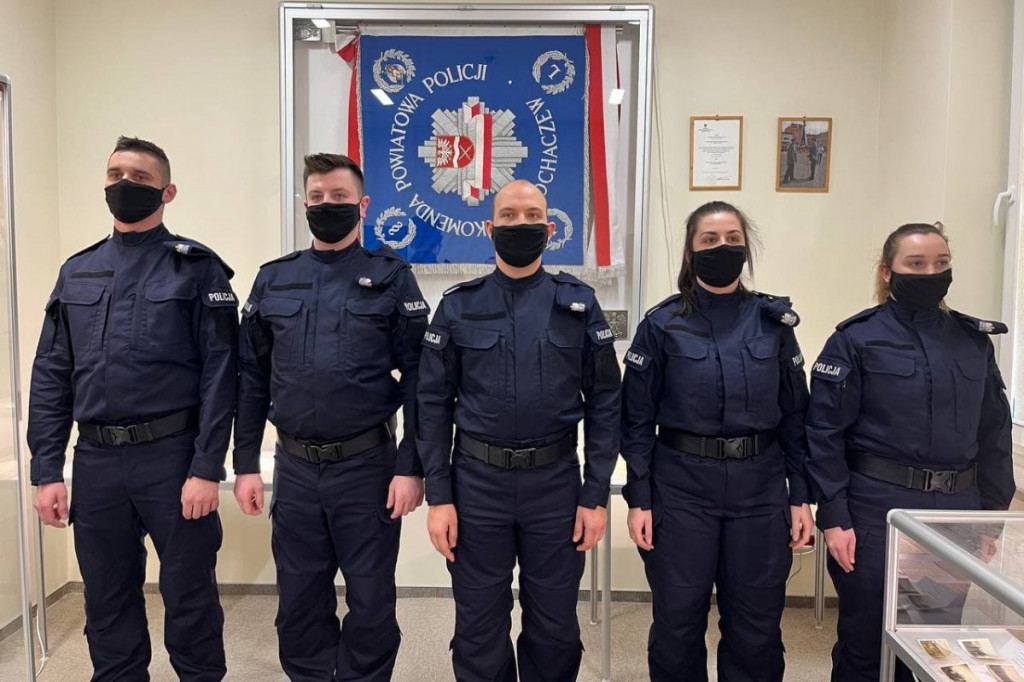 KPP Sochaczew: ślubowanie nowych policjantów