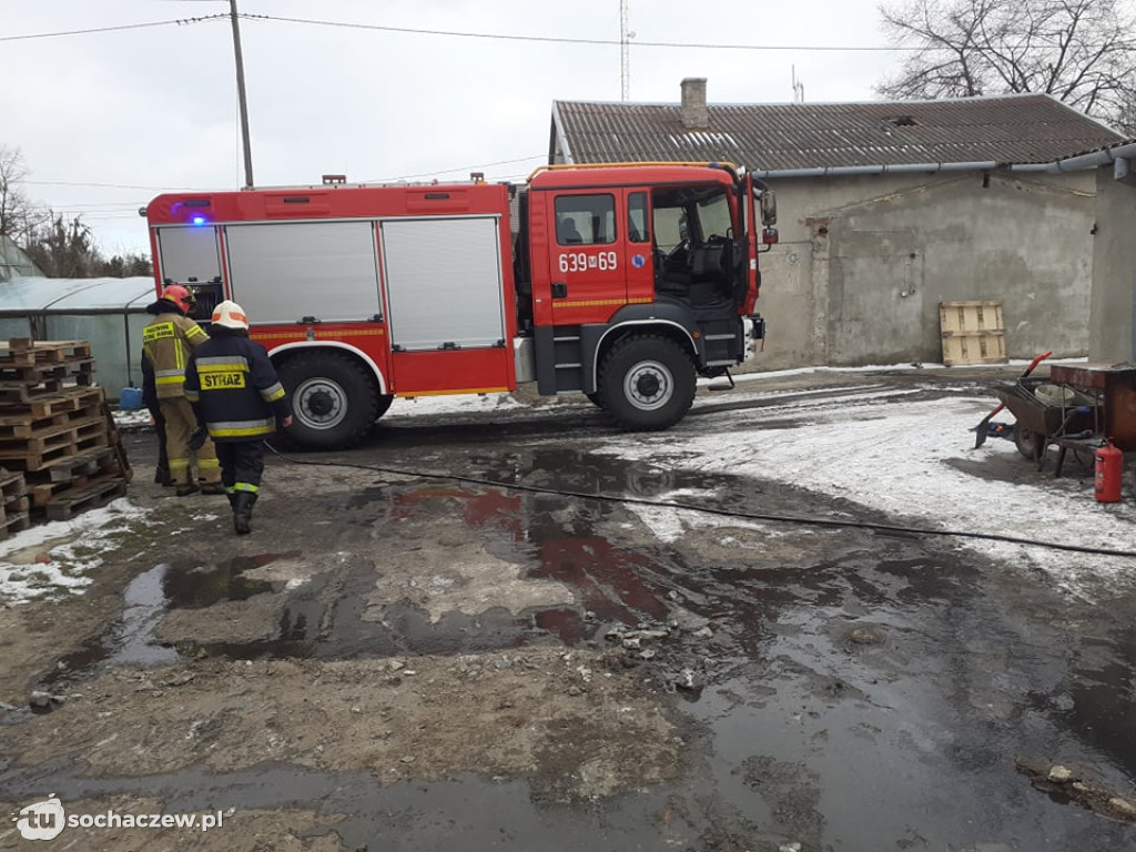 Pożar w Giżycach
