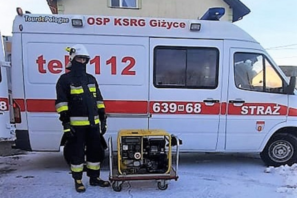 Nowy sprzęt OSP Giżyce