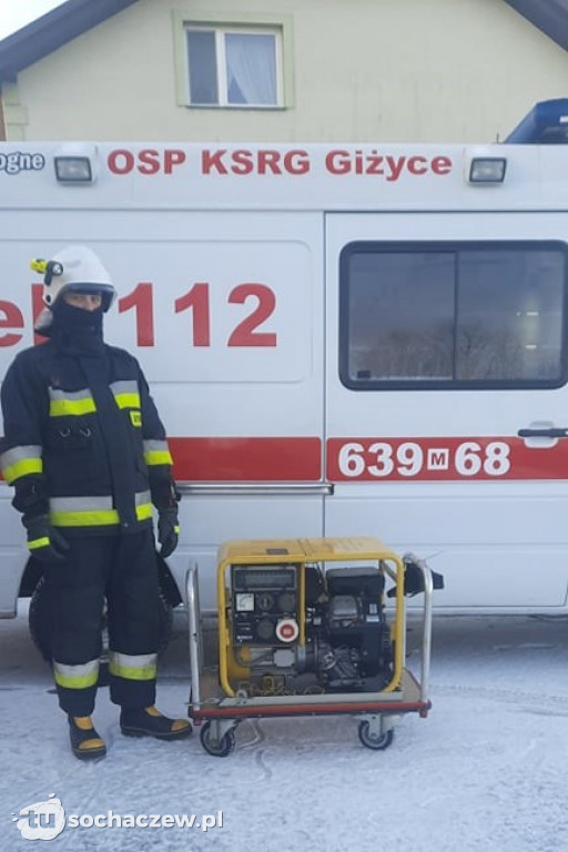 Nowy sprzęt OSP Giżyce