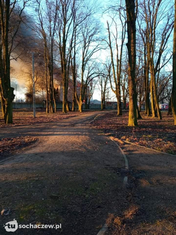 Pożar w Młodzieszynie