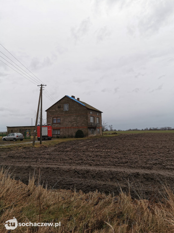 Skutki wichury pod Łowiczem 17.02