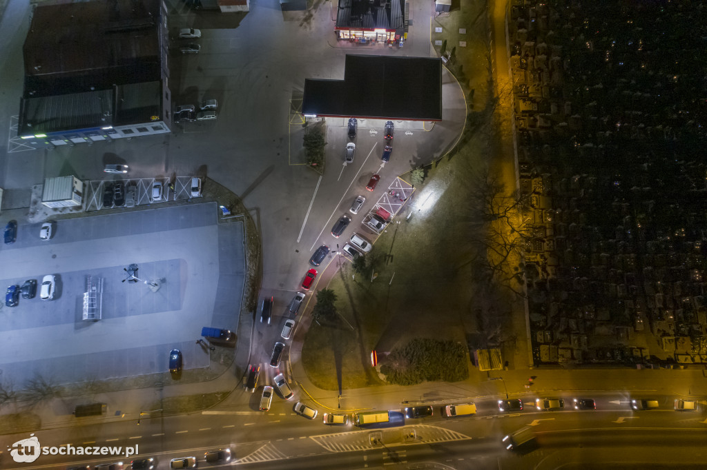 Najazd na stacje paliwowe w Socho