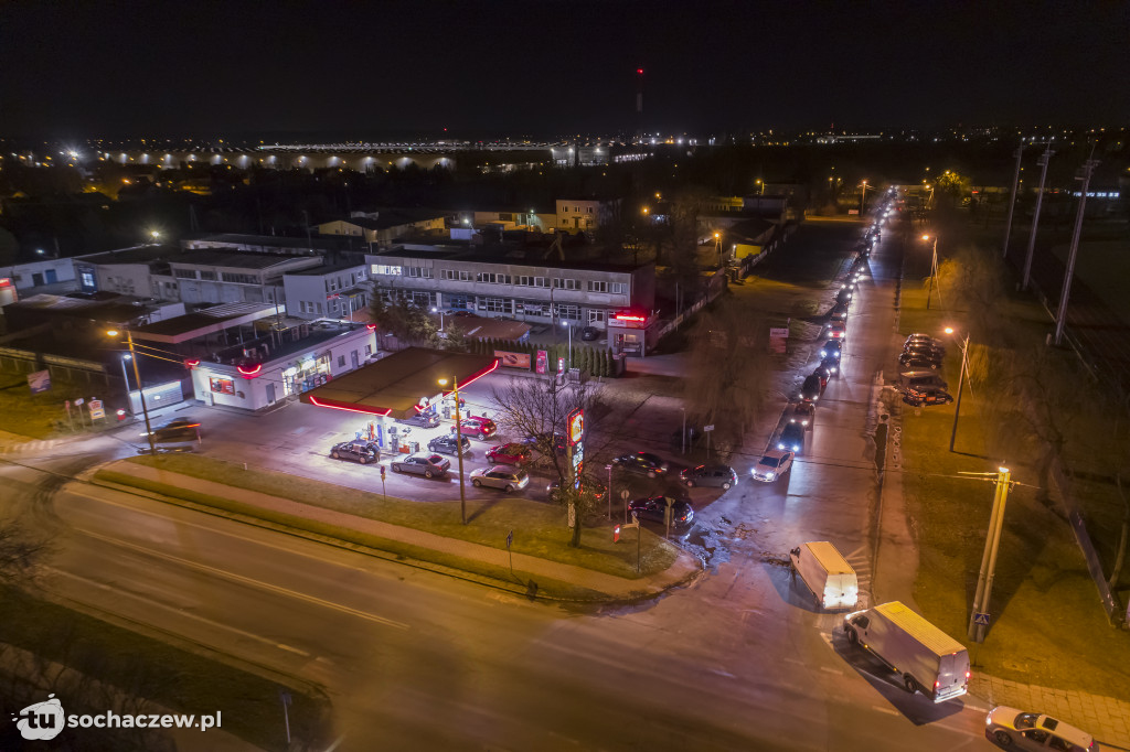 Najazd na stacje paliwowe w Socho