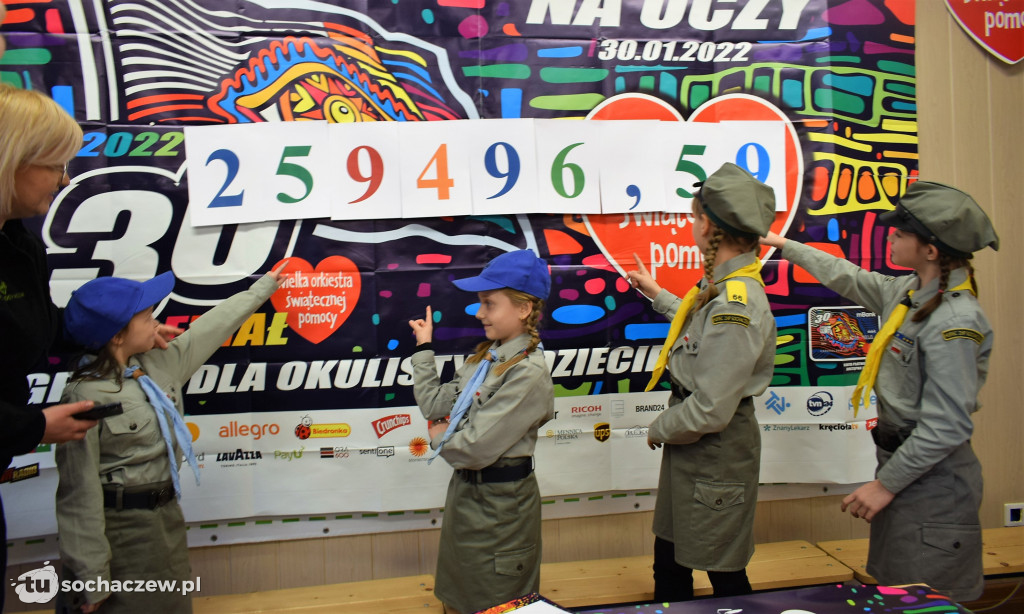 WOŚP Sochaczew 2022  podsumowanie