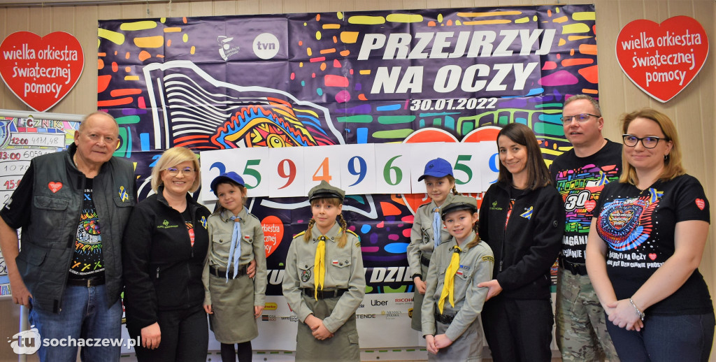 WOŚP Sochaczew 2022  podsumowanie