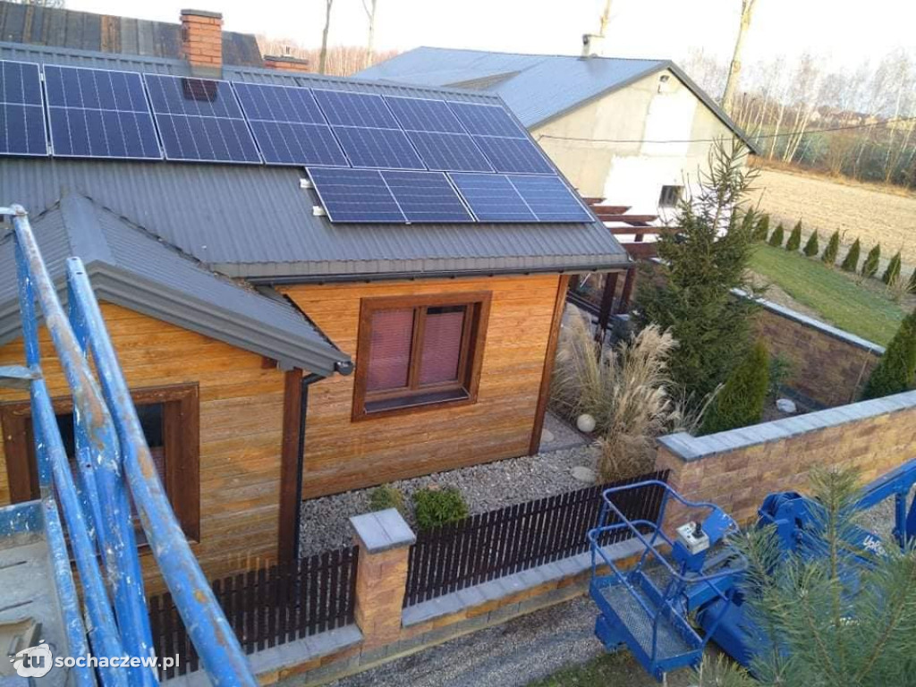 Panele fotowoltaiczne w gminie Rybno zamontowane