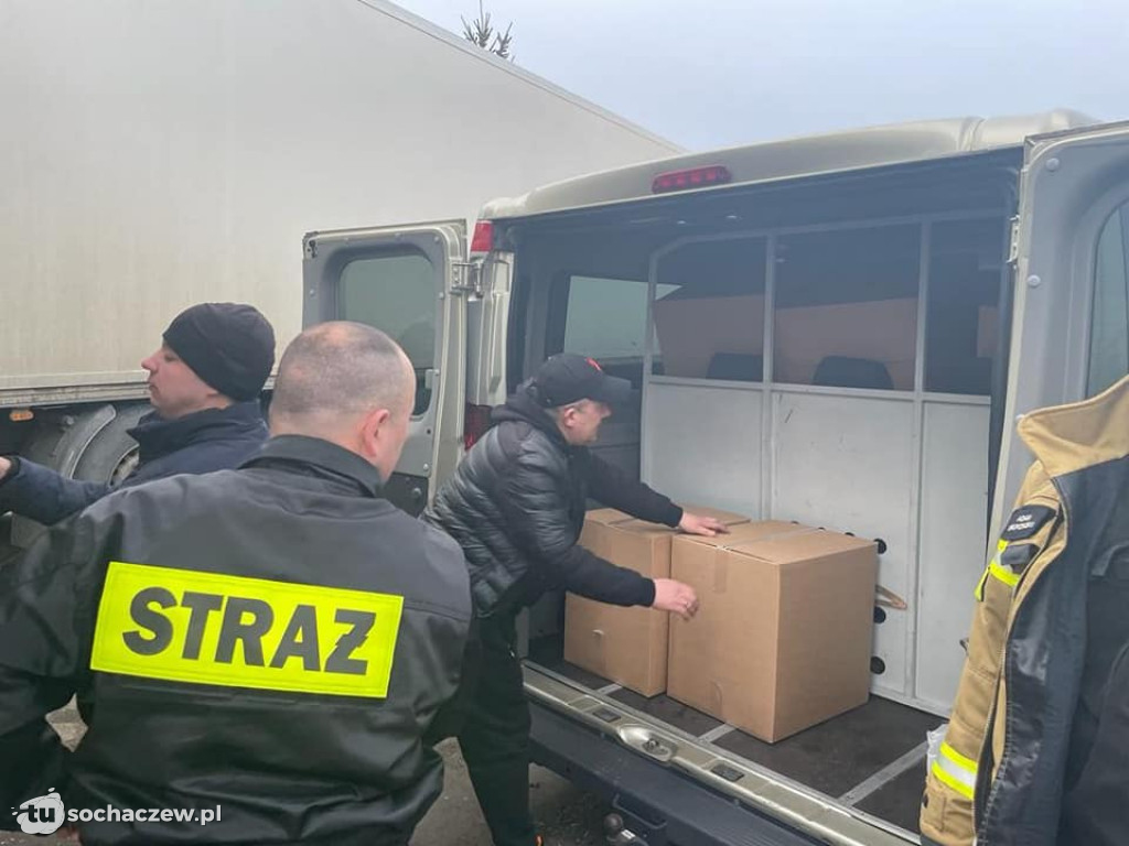 Strażacki konwój dotarł na Ukrainę