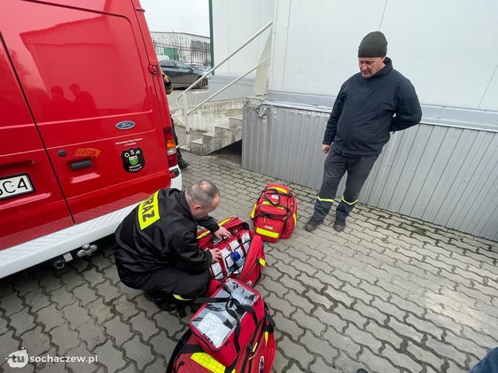 Strażacki konwój dotarł na Ukrainę