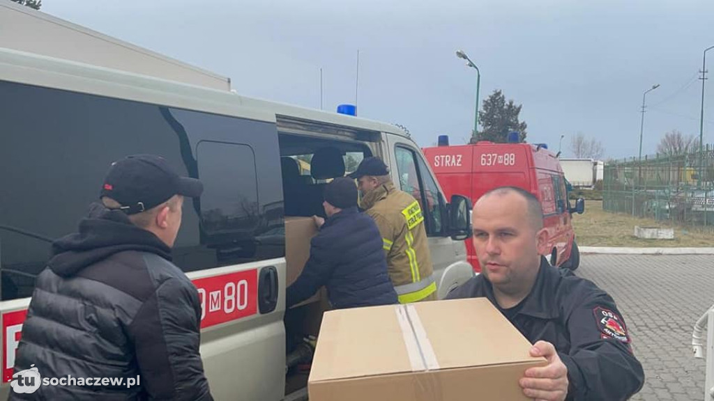 Strażacki konwój dotarł na Ukrainę