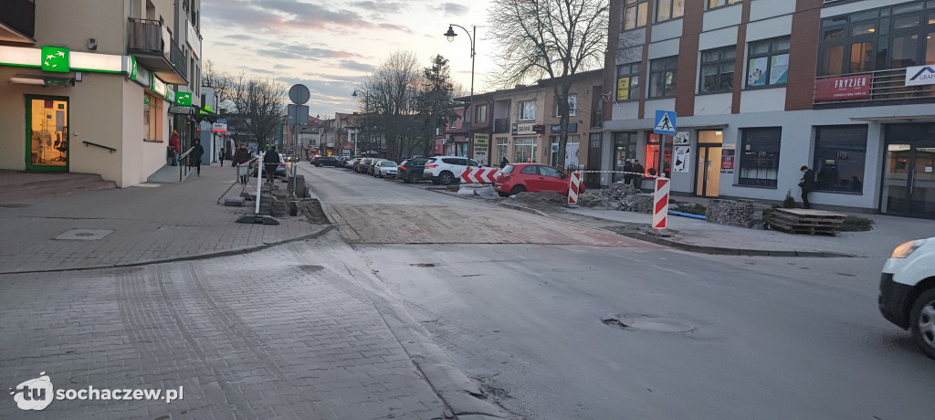 Remont przejść dla pieszych w Sochaczewie