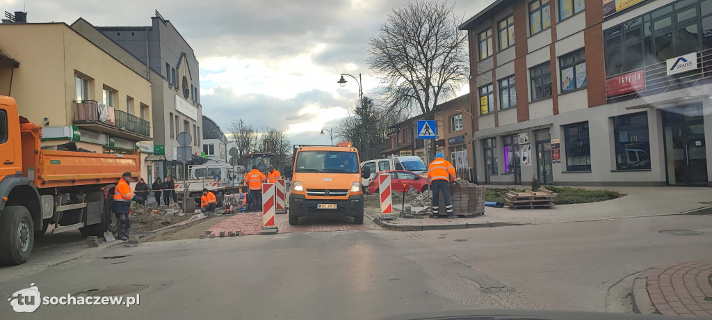 Remont przejść dla pieszych w Sochaczewie